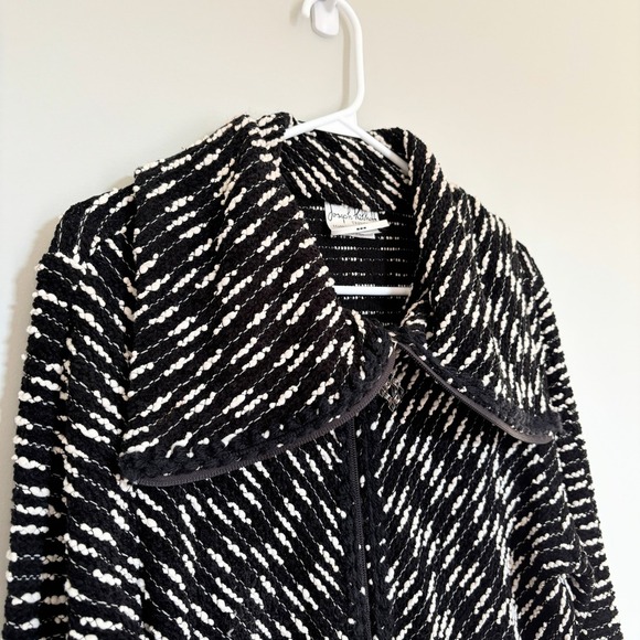 Joseph Ribkoff Black and White Jacket - Picture 8 of 12